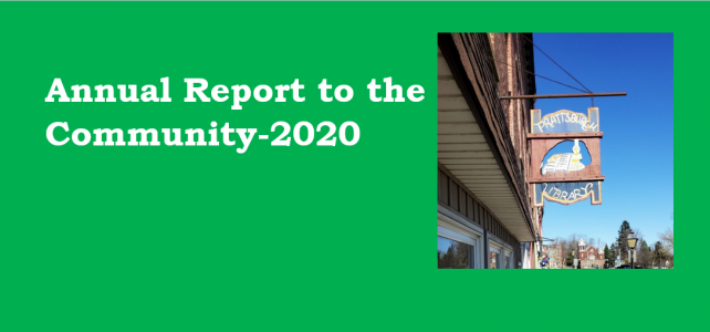 Annual Report to the Community Annual Report to the Community