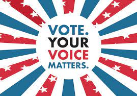 vote. your voice matters.