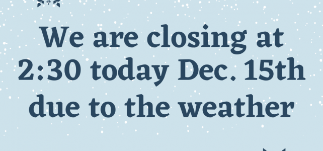 Prattsburg Free Library is closing at 2:30 today