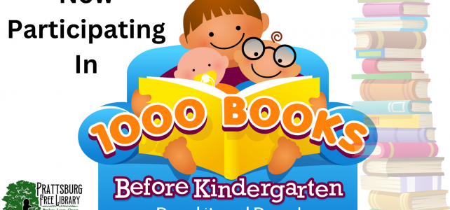Prattsburg Free Library is now participating in 1000 Books Before Kindergarten.
