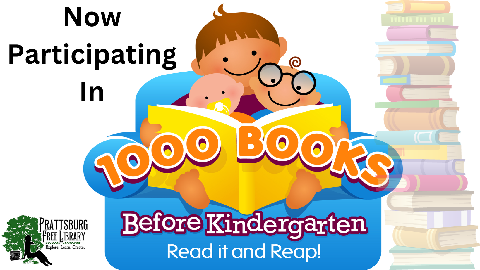 Now Participating in 1000 Books Before Kindergarten